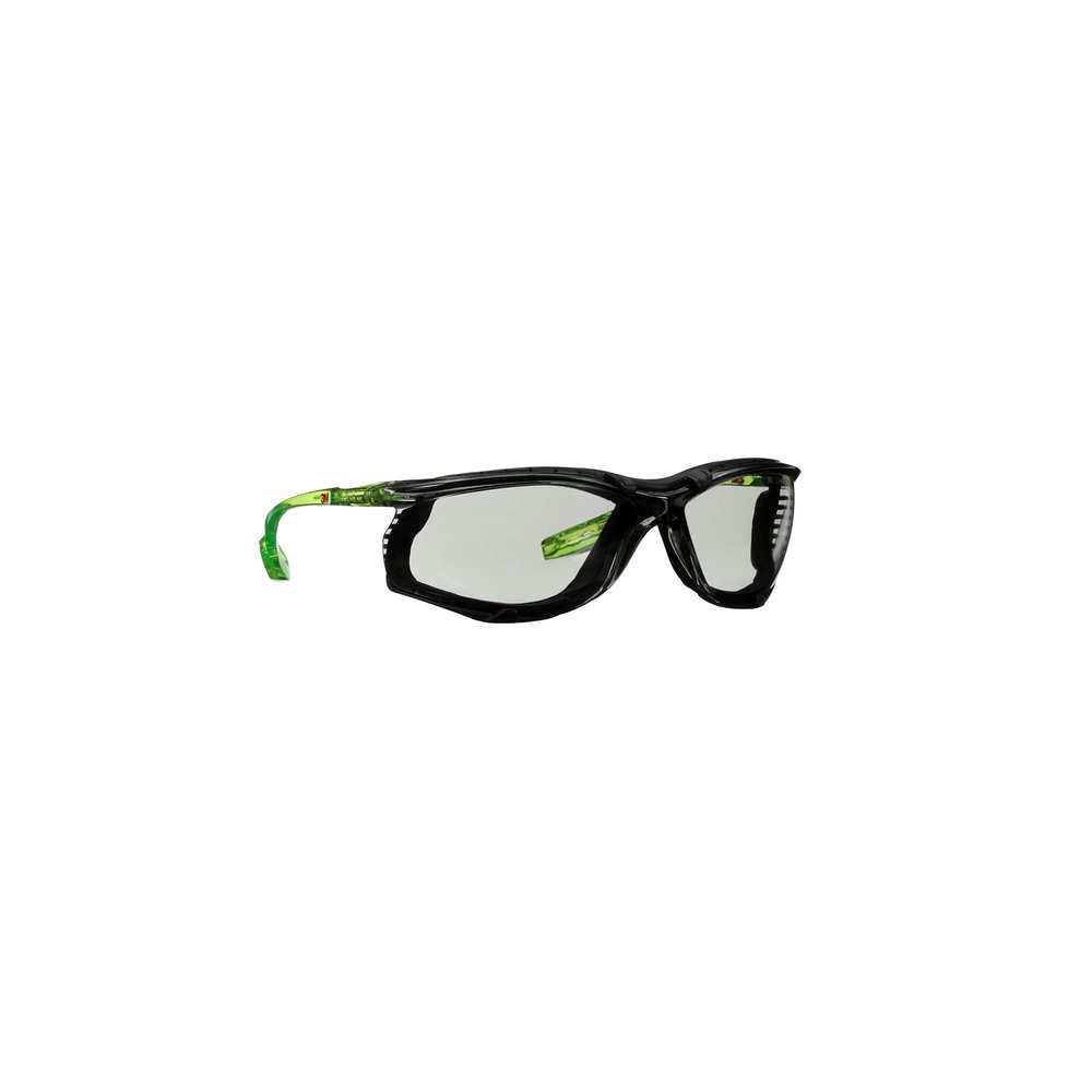 3M Safety Glasses, Solus CCS Series, ANSI Z87, Scotchgard Anti-Fog Coating, Gray I/O Lens, Corded Ear Plug Control System, Removable Foam Gasket, SCCS07SGAF-GRN-F, Pack of 1