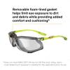3M Safety Glasses, Solus CCS Series, ANSI Z87, Scotchgard Anti-Fog Coating, Gray I/O Lens, Corded Ear Plug Control System, Removable Foam Gasket, SCCS07SGAF-GRN-F, Pack of 1 view 4