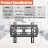 JXMTSPW TV Wall Mount Fixed Monitor Bracket for Most 14-42" Flat Curved Screen 19 24 32 40 inch TV Monitor, Small Televisions Mount up to VESA 200x200mm 25KG Max Load Low Profile Wall Mount Bracket view 2