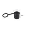 uxcell 10pcs BNC Silicone Protectors Cap Port Cover Anti Dust Black view 2