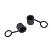 uxcell 10pcs BNC Silicone Protectors Cap Port Cover Anti Dust Black view 3