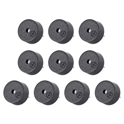 uxcell 10 Pcs DC 3V Passive Electronic Buzzer Alarm Beeper Continuous Sound Speaker 2 Terminals