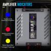 1-Channel Vehicle Audio Amplifier - 3000 Watts High-Powered Mono Bass Amplifier w/Subsonic Filter and Low Pass Filter Stable at 1 ohm, LED Indicators, Sound Specialization - Banda BEAT3001 view 3