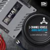 1-Channel Vehicle Audio Amplifier - 3000 Watts High-Powered Mono Bass Amplifier w/Subsonic Filter and Low Pass Filter Stable at 1 ohm, LED Indicators, Sound Specialization - Banda BEAT3001 view 4