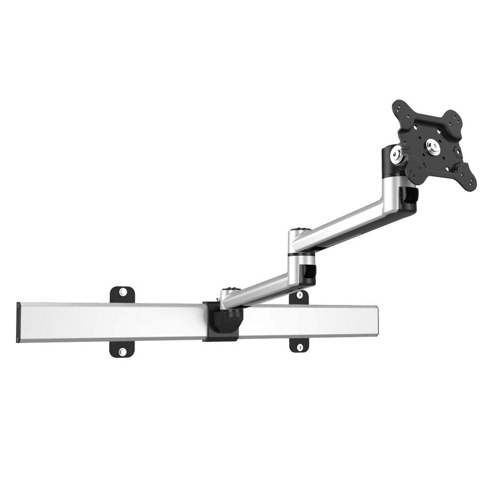 Continews Single Monitor Articulating Slideable Wall Mount
