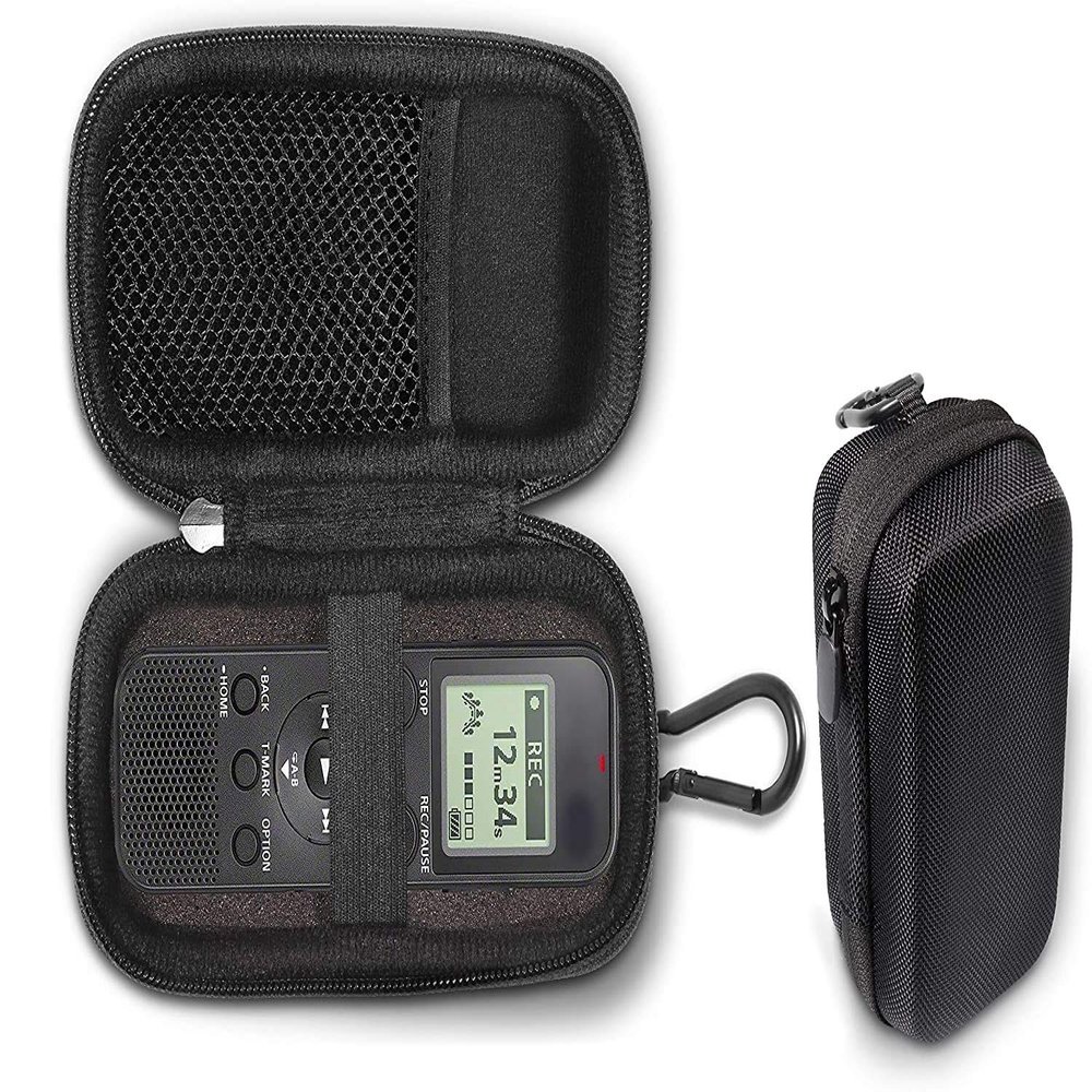 Digital Voice Recorder Case Compatible for Sony IDC PX370, PX333, PX470, UX560BLK, 4GB PX Series, BX140, Strong Light Weight case with Foam Padding for Easy Carrying and Best Protection