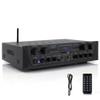 Pyle 500W 4-Channel Karaoke Bluetooth Amplifier / Home Stereo Receiver for Wireless Music Streaming - with AUX - FM - RCA - Sub Out - USB - A / SD MP3 Player - Mic Input with Echo, Vol, Talk-Over view 1
