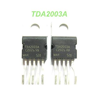 10PCS TDA2003 TDA2003A TO-220 Amplifier chip Single Supply 12V 10W Amplifier chip New Original