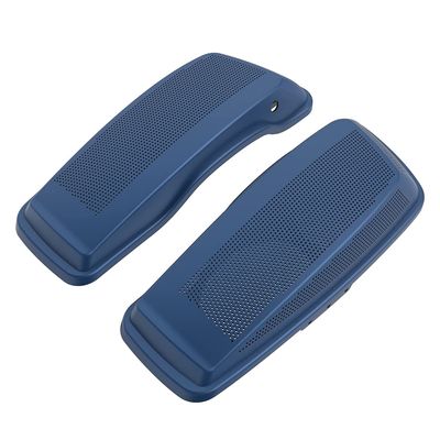 Moto Onfire Legend Blue Denim Dual 6x9 inch Saddlebag Speaker Lids Fit for 2014 2015 2016 2017 2018 2019 2020 Harley Touring, Road Glide, Street Glide
