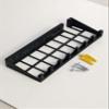 3D Cabin Switch Dock & Game Card Wall Bracket (Fits Nintendo Switch) Black view 3