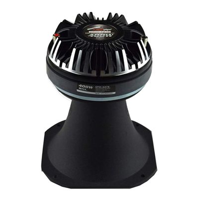 AudioPipe APHC-6278 7.5 Inch 400 Watt 8 Ohm Pro Compression Driver Tweeter Car Audio Speaker Amplifier Kit with Aluminum Horn, Black