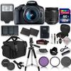 Canon EOS Rebel T7 DSLR Camera with 18-55mm EF-s f/3.5-5.6 is II Lens + 32GB High Speed Memory + Shoulder Bag + Tripod + Full Accessory Bundle view 1