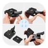 Andoer Quick Release Plate Clamp Adapter with QR Plate 1/4 inch Screw 1/4 & 3/8 inch Screw Hole Bubble Level for Tripod DSLR Cameras view 4