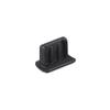 uxcell 20pcs Silicone Mini USB Cap Port Cover Anti Dust Protector 7mmx2mm Black view 4