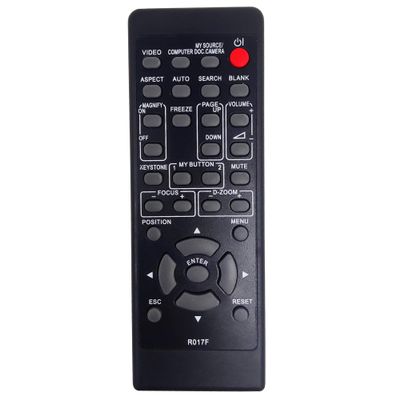 INTECHING R017F Projector Remote Control for Hitachi BZ-1, CP-A221N, CP-A222WN, CP-A301N, CP-A302WN, CP-A352WN, CP-AW2519N, CP-AW251N, CP-AW252WN, CP-AW312WN, CP-D27WN, CP-D32WN, CP-DW25WN