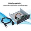 5.25 Inch 4 Port USB 3.0 Front Panel 5.25 Inch 19Pin to USB3.0 CD Driver 4 Port Hub Front Panel CD ROM Expansion Mobile Rack with SATA Cable view 3