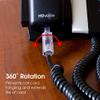 Power Gear Telephone Cord Detangler, Tangle-Free 360 Degree Rotation, Plug into Landline Phone Handset, for Use in Home or Office, All Brands, Black, 27637 view 2