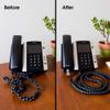 Power Gear Telephone Cord Detangler, Tangle-Free 360 Degree Rotation, Plug into Landline Phone Handset, for Use in Home or Office, All Brands, Black, 27637 view 3