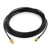 Bingfu RP-SMA Male to RP-SMA Female Bulkhead Mount RG174 WiFi Antenna Extension Coaxial Cable 5m 16.5 feet for WiFi Router Wireless Network Card USB Adapter Security IP Camera view 1