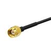 Bingfu RP-SMA Male to RP-SMA Female Bulkhead Mount RG174 WiFi Antenna Extension Coaxial Cable 5m 16.5 feet for WiFi Router Wireless Network Card USB Adapter Security IP Camera view 4