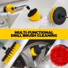 Holikme 22Pack Drill Brush Attachments Set,Scrub Pads & Sponge, Buffing Pads,Power Scrubber Brush,Car Polishing Pad Kit,Wax Applicator Pad,Car Cleaning Kit,Masonry Brushes,Cleaning Supplies view 2