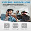 Moukey MCM-1 Camera Microphone, Video Mic with Shock Mount and Windshield, Professional Vlogging Kit for iPhone, Android Smartphone, DSLR Camera & Camcorder, Battery-Free Shotgun Mic view 2