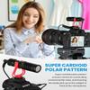 Moukey MCM-1 Camera Microphone, Video Mic with Shock Mount and Windshield, Professional Vlogging Kit for iPhone, Android Smartphone, DSLR Camera & Camcorder, Battery-Free Shotgun Mic view 3
