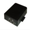 120/240VAC Input, 56V 100W Gigabit Passive 4pair PoE Inserter, PoE Pinout: 3,4,5,6V+; 1,2,7,8V-, UL1950, Shielded and Surge Protected, Includes Removeable US Power Cord view 1