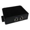 10-60VDC Wire Term Input, Very High Power DCDC Converter and 56V 70W Gigabit 4pair Passive PoE Out, PoE Pinout: 3,4,5,6V+;1,2,7,8V-, Isolated in and Out, Shielded/Surge Protected, Low Volt Disconnect view 1