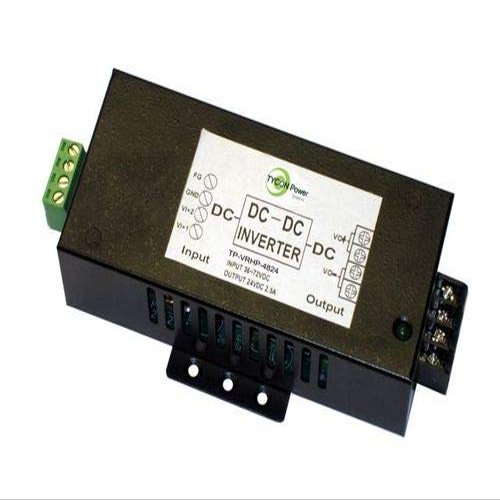 10-15VDC Input, 56V 1.25A 70W Regulated Output DCDC Isolated Voltage Converter, Wire Terminal Input and Output (12AWG Max), Industrial Strength, Metal Housing, Includes DIN Rail Mounting Kit