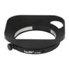 Haoge LH-M36B Square Metal Lens Hood Shade Compatible with Leica Summicron 35mm f2, Summicron M 35mm f2, Summicron-M 35mm f2 ASPH and Elmarit-M 28mm f2.8 ASPH Lens Hollow Out Designed Black view 3