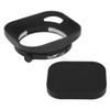 Haoge LH-M36B Square Metal Lens Hood Shade Compatible with Leica Summicron 35mm f2, Summicron M 35mm f2, Summicron-M 35mm f2 ASPH and Elmarit-M 28mm f2.8 ASPH Lens Hollow Out Designed Black view 4
