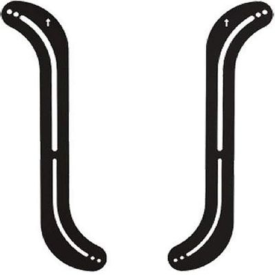Crimson KBAR1 Universal Speaker Bar Mount for Wall and Ceiling Mounts, Black, Fully Adjustable to Hold a Wide Variety of Soundbar Speakers, Height Adjustable