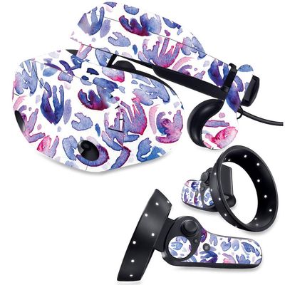 MightySkins Skin Compatible with Samsung Odyssey Plus VR - Blue Petals | Protective, Durable, and Unique Vinyl Decal wrap Cover | Easy to Apply, Remove, and Change Styles | Made in The USA