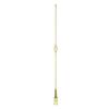 Lowrider Bike Cage Twisted Antenna Gold.lowrider Beach Cruiser Bicycle Antenna view 1