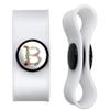 GRAPHICS & MORE Letter B Floral Monogram Initial Headphone Earbud Cord Wrap - Charging Cable Manager - Wire Organizer Set of 2 - Black view 1