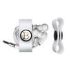 GRAPHICS & MORE Letter B Floral Monogram Initial Headphone Earbud Cord Wrap - Charging Cable Manager - Wire Organizer Set of 2 - Black view 2