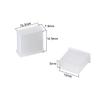 uxcell 5pcs Plastic USB Cap Port Cover Anti Dust Protector 13mmx5mm Clear view 2