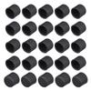 uxcell Silicone RCA Port Anti-Dust Stopper Cap Cover Black 20pcs view 1