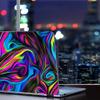 Custom Fit Made to Order Laptop Notebook Skin Vinyl Sticker Cover Decal Fits 13.3" 14" 15.6" 16" HP Lenovo Apple Mac Dell Compaq | Rose Floral Trendy view 4