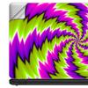 Psychedelic | Custom Fit Made to Order Laptop Notebook Skin Vinyl Sticker Cover Decal Fits 13.3" 14" 15.6" 16" Compatible with All Brands | Psychedelic Moving Purple Green Swirls view 2