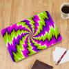 Psychedelic | Custom Fit Made to Order Laptop Notebook Skin Vinyl Sticker Cover Decal Fits 13.3" 14" 15.6" 16" Compatible with All Brands | Psychedelic Moving Purple Green Swirls view 3