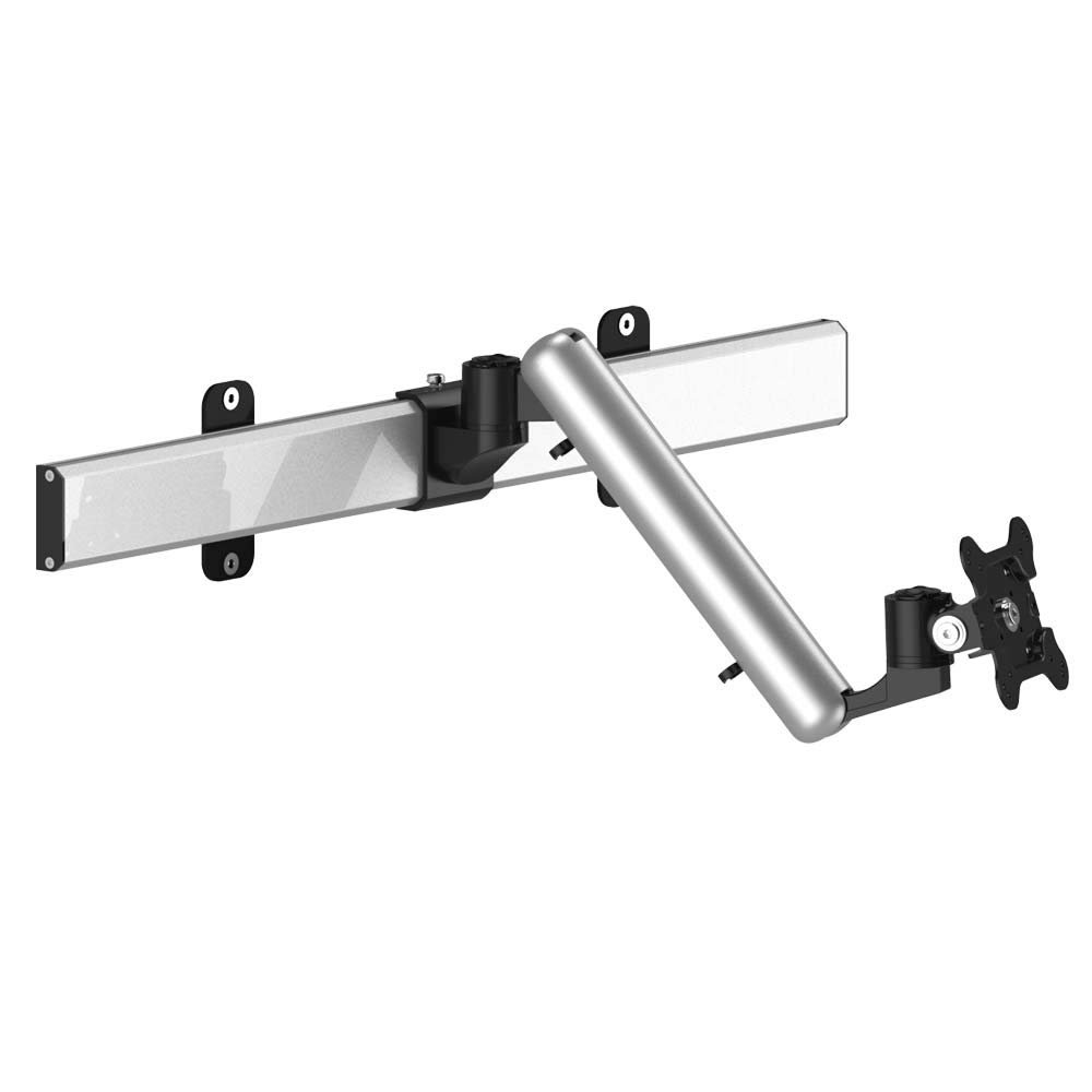 Continews Single Monitor Slideable Wall Mount with Spring Arm