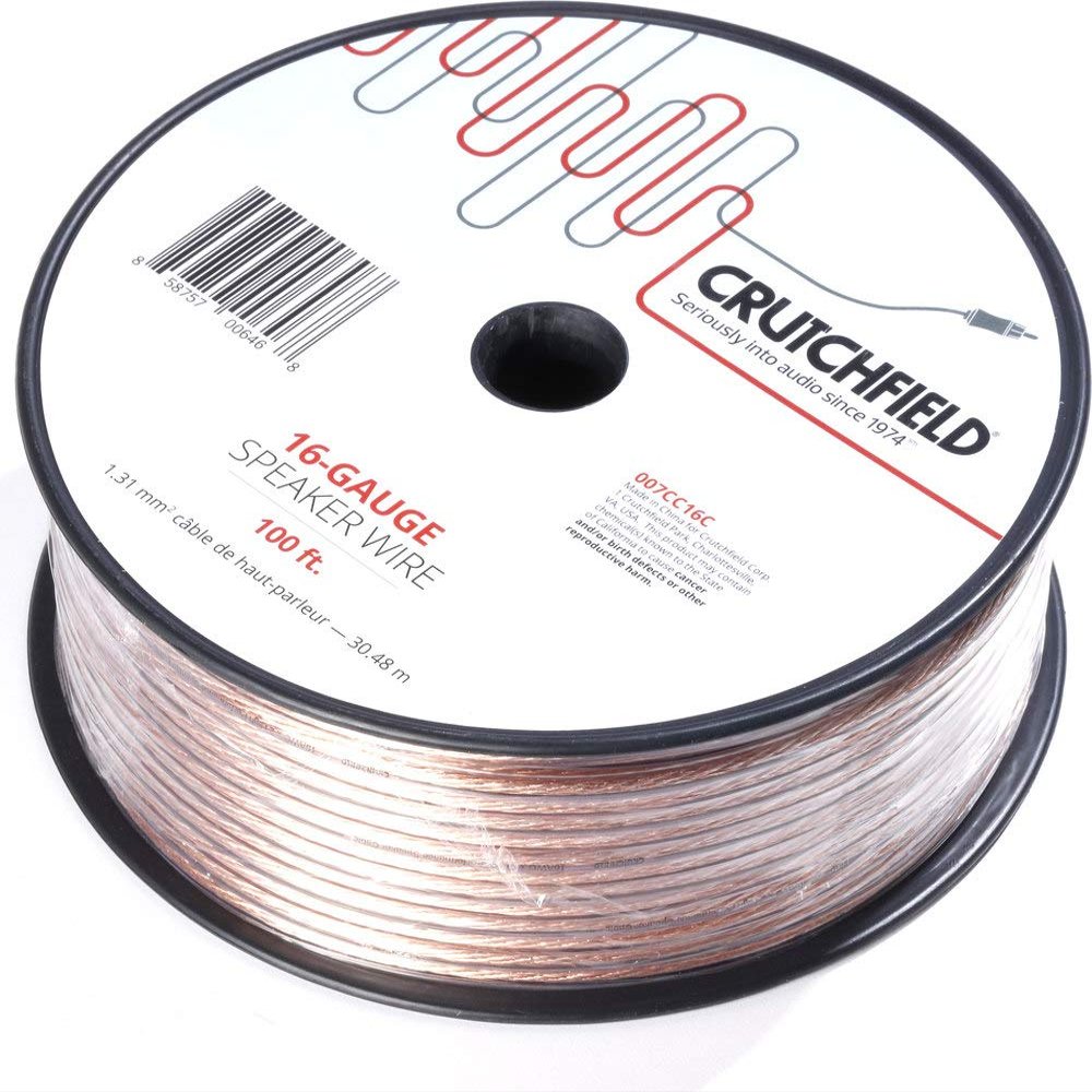 Crutchfield 16 Gauge Wire 100 Foot Roll