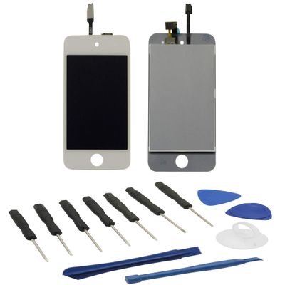 LCD Screen + Touch Digitizer fits for Apple iPod 4th Generation - White