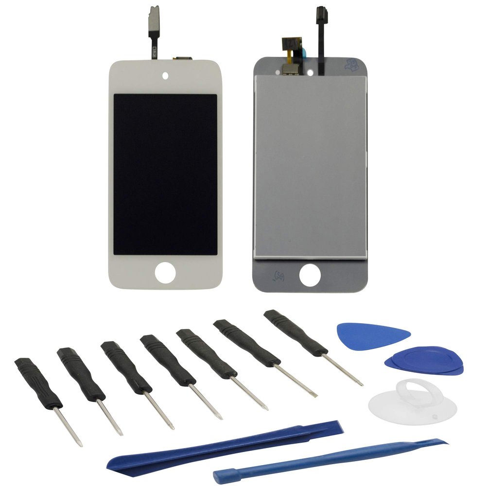 LCD Screen + Touch Digitizer fits for Apple iPod 4th Generation - White