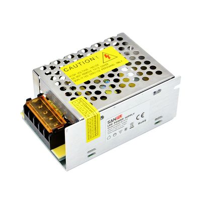 SMPS 25W 12V LED Driver 2A Constant Voltage Switching Mode Power Supply 12VDC for LEDs ac-dc Lighting Transformer 12 Volt (SANPU PS25-W1V12)