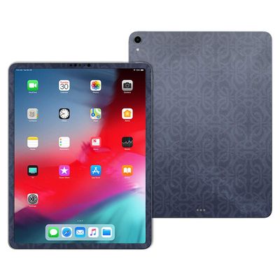 MightySkins Skin Compatible with Apple iPad Pro 11 (2018) - Charcoal Lattice | Protective, Durable, and Unique Vinyl Decal wrap Cover | Easy to Apply, Remove, and Change Styles | Made in The USA