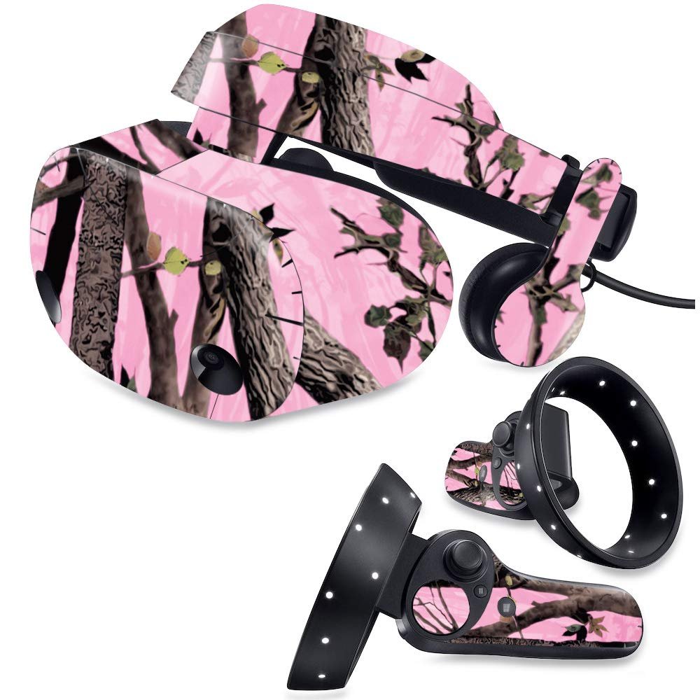 MightySkins Skin Compatible with Samsung Odyssey Plus VR - Pink Tree Camo | Protective, Durable, and Unique Vinyl Decal wrap Cover | Easy to Apply, Remove, and Change Styles | Made in The USA