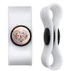GRAPHICS & MORE Flower Heart Love Valentines Day Headphone Earbud Cord Wrap - Charging Cable Manager - Wire Organizer Set of 2 - Black view 1